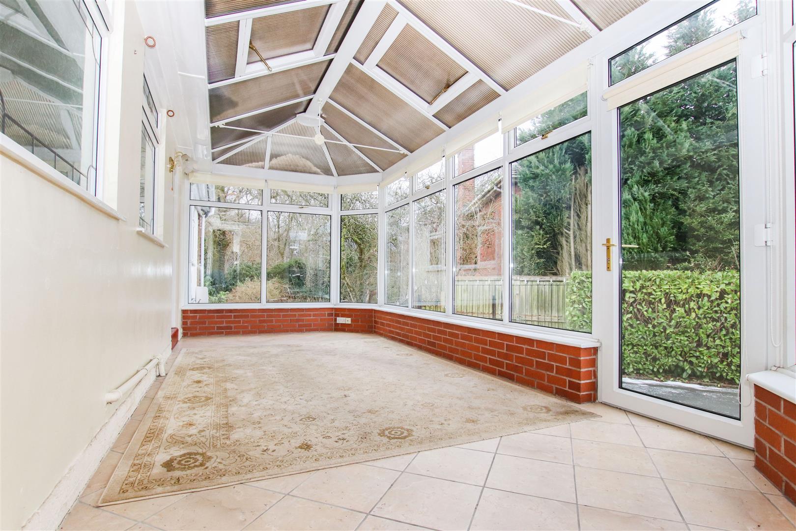 HALF BRICK & UPVC DOUBLE GLAZED CONSERVATORY
